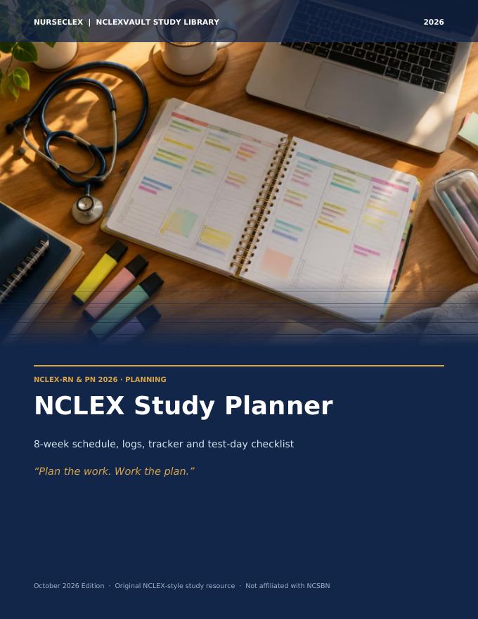 study planner cover