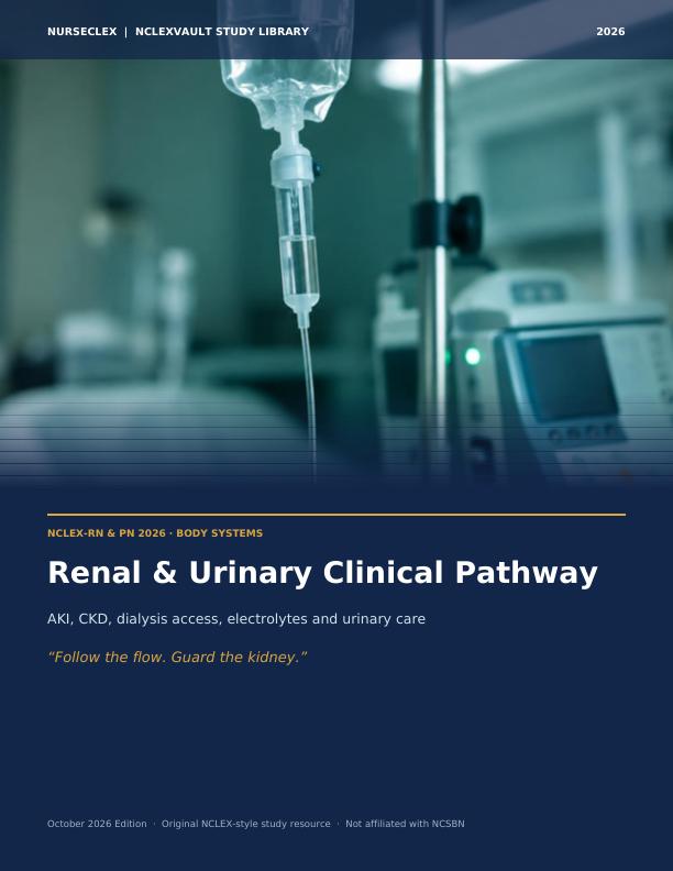 Renal & Urinary System Clinical Pathway Guide - Cover